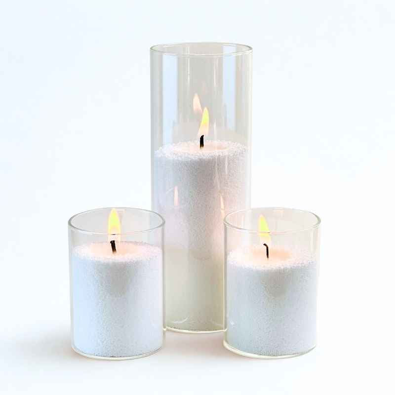 Pack Vela Arena Perlada + 3 Porta Vela