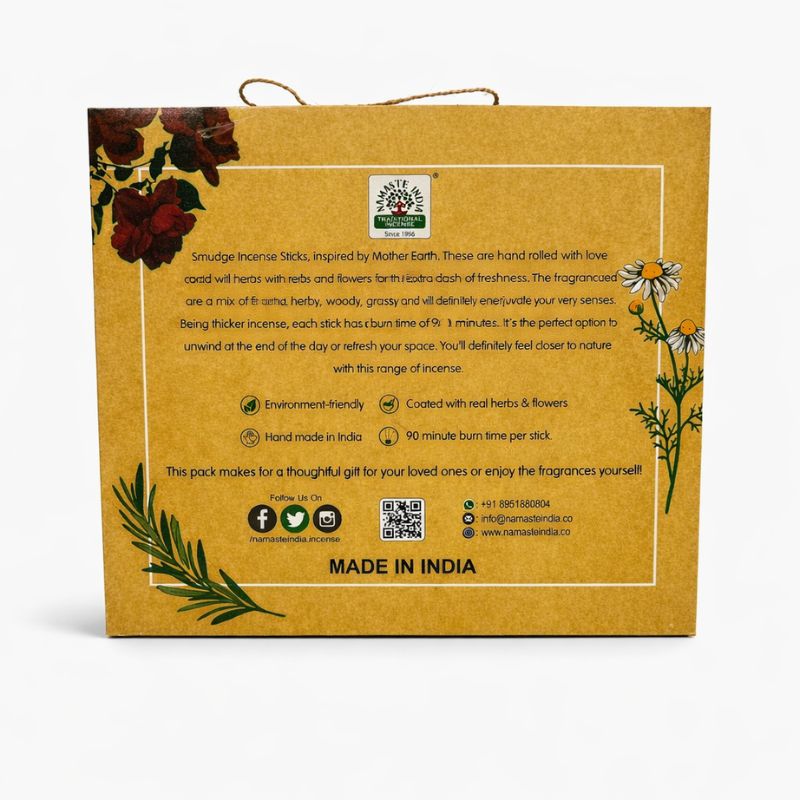 Pack Incienso Namaste India Orgánico con Palo Santo