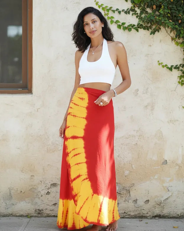 Falda Envolvente Anali Roja