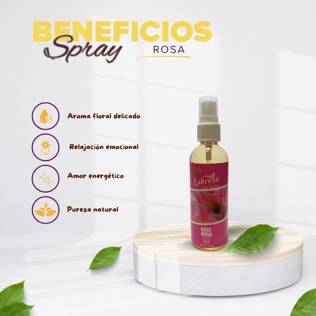 Aromatizante Spray Rosa 100mL