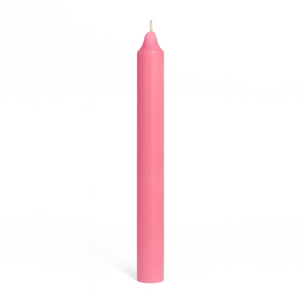 Vela Lisa Rosada 10u