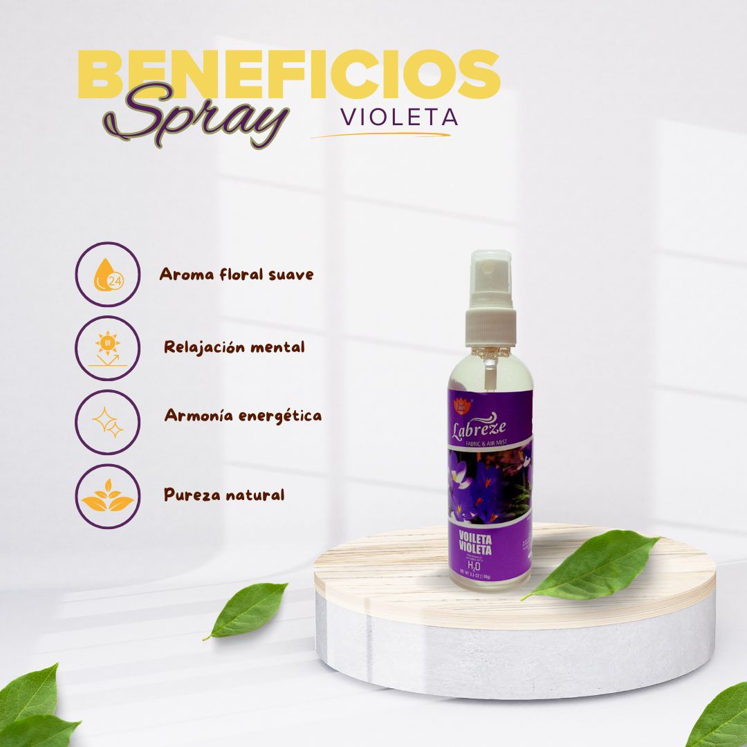 Aromatizante Spray Violeta 100mL