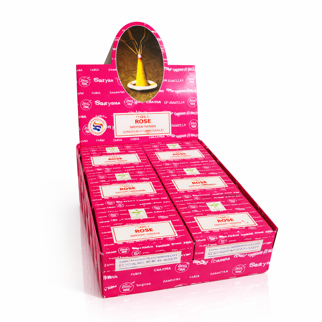 Incienso en Cono Rosa