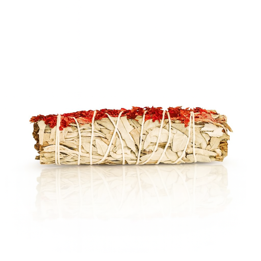 Sahúmo de Salvia Blanca con Lavanda Marina Roja