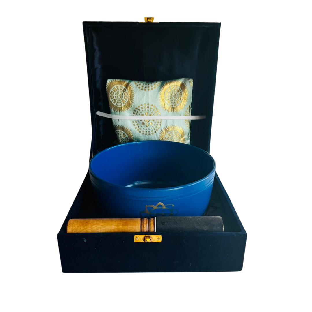 Box Cuenco Tibetano Azul 18cm