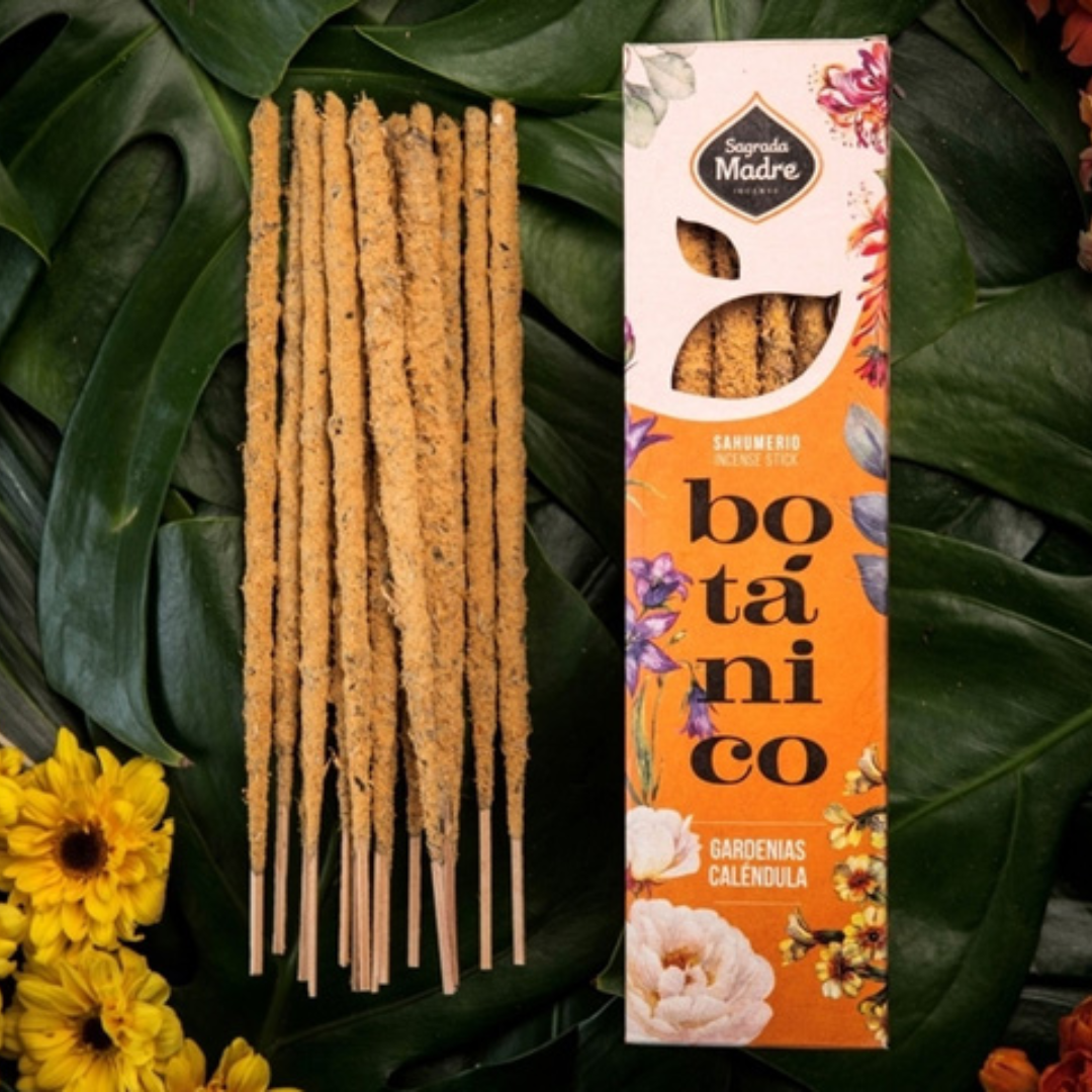 Sahumerio Botanico Gardenias y Calendula