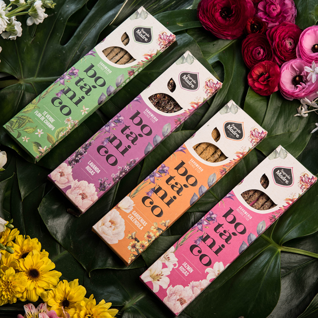 Sahumerio Botanico Lavanda y Rosas