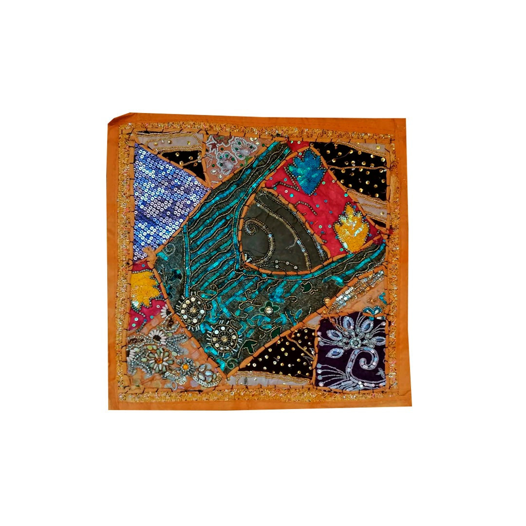 Fundas De Cojín Brilloso Mostaza Abstracta