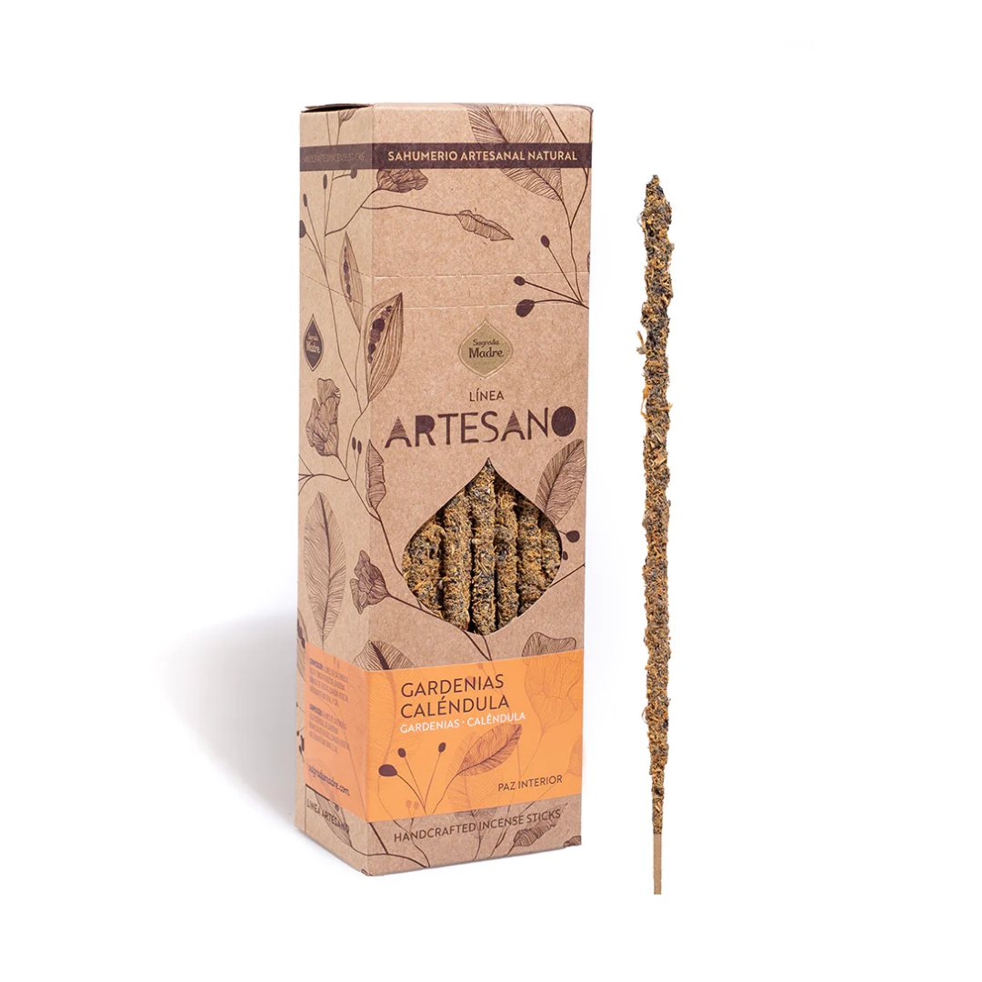 Sahumerio Artesano Gardenias y Calendula 30u