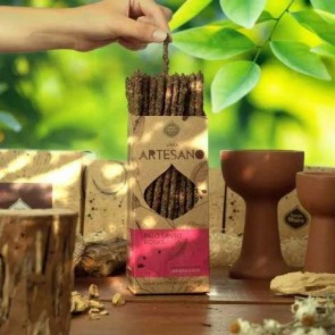 Sahumerio Artesano Palo Santo 30u