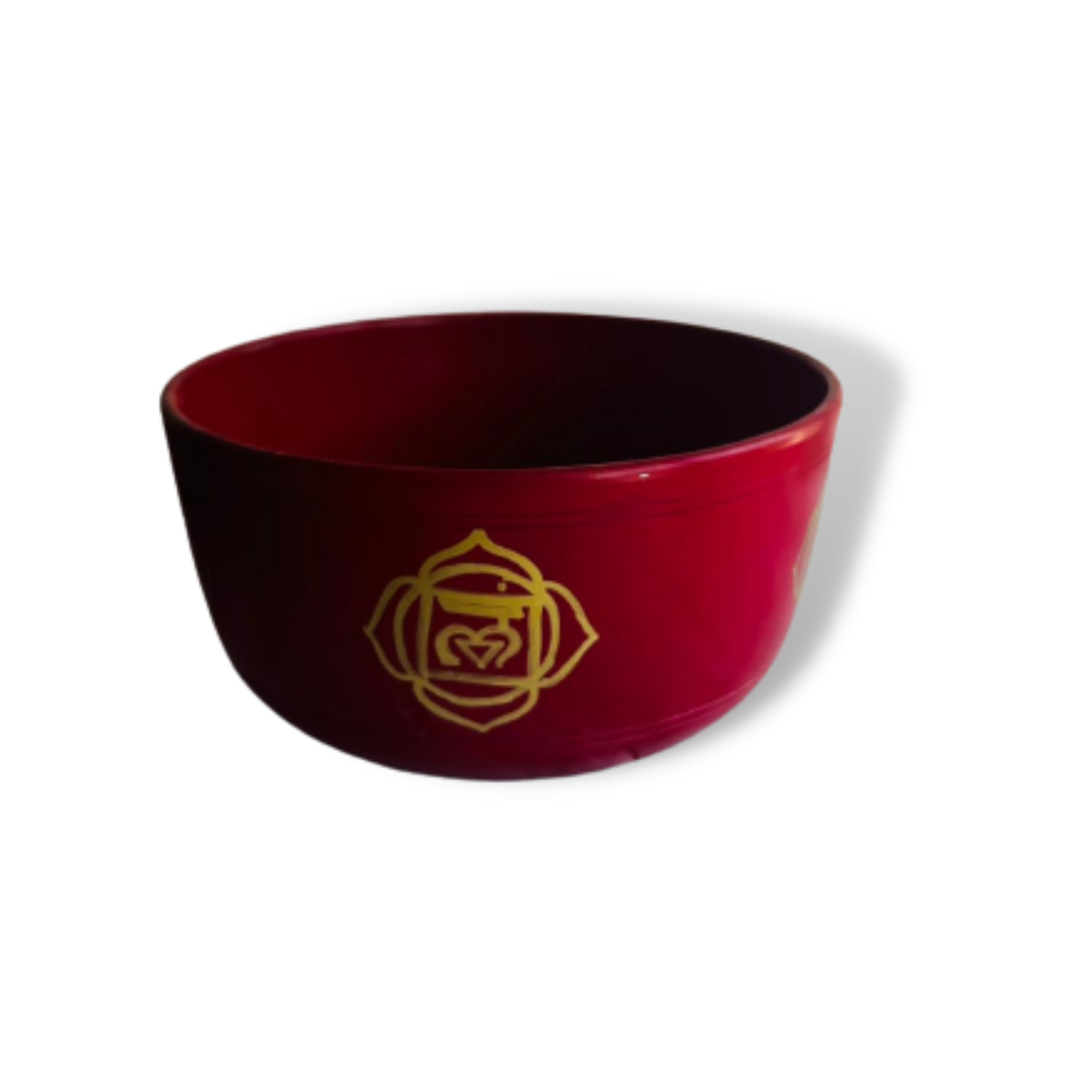 Box Cuenco Tibetano Rojo LAM 18cm