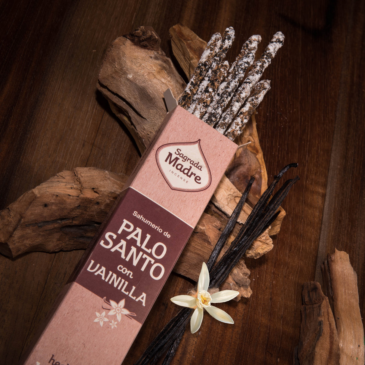Sahumerio Palo Santo con Vainilla