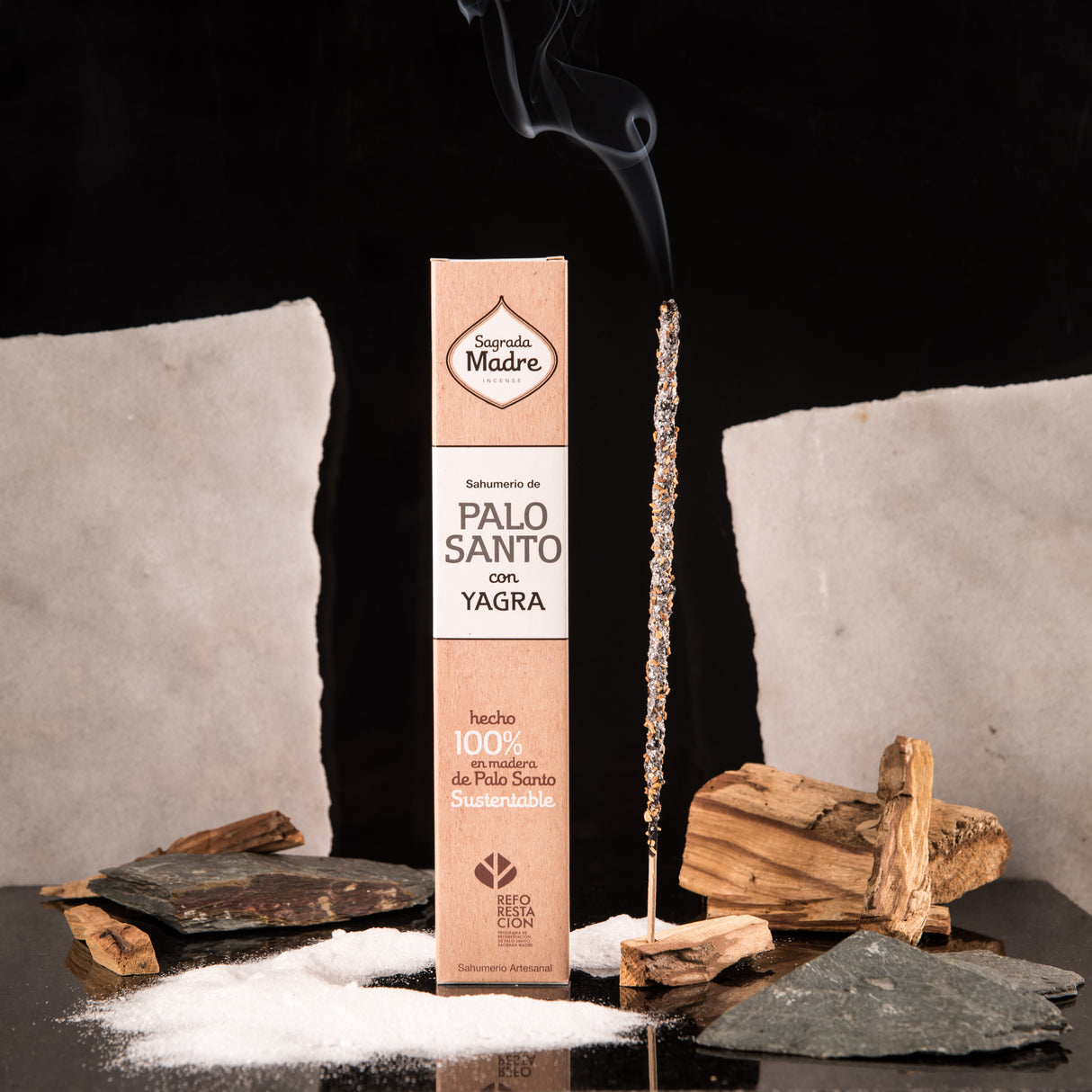 Sahumerio Palo Santo con Yagra