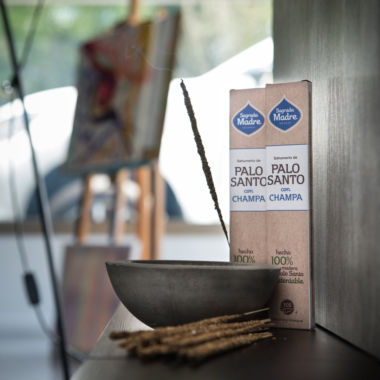 Sahumerio Palo Santo con Nag Champa