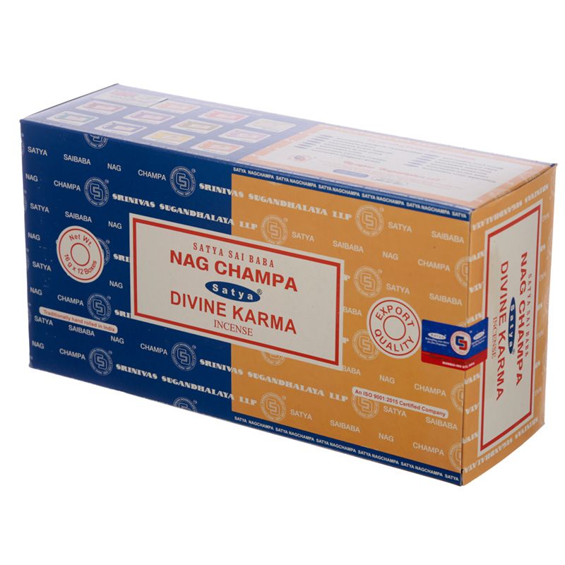 Incienso Duo Nag Champa y Divine Karma