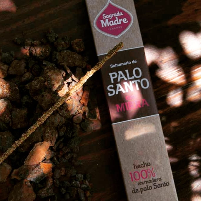 Sahumerio Palo Santo con Mirra