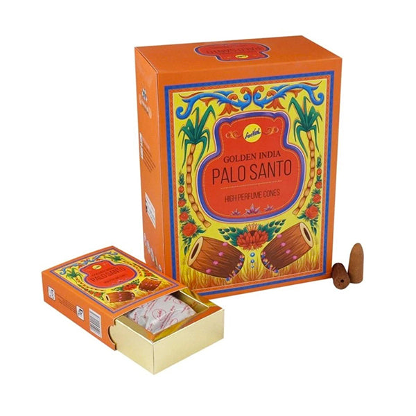 Incienso Cascada Golden Palo Santo 120Conos