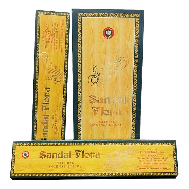 Incienso Natural Sandal Flora - Balaji