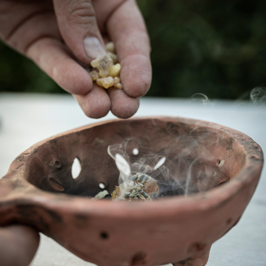 Carbón Defumador con Hierbas 12u