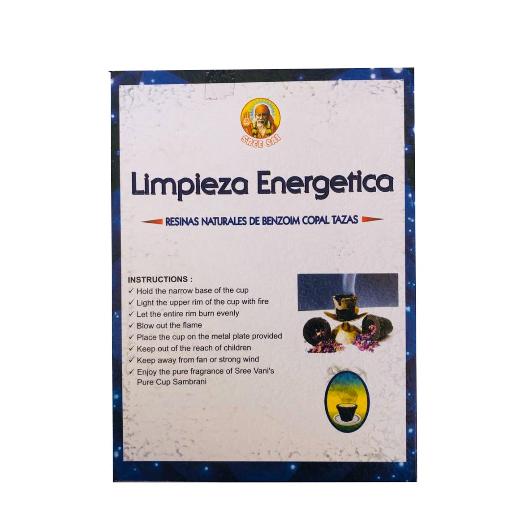 Copitas de Incienso Purificador de Energía 12u