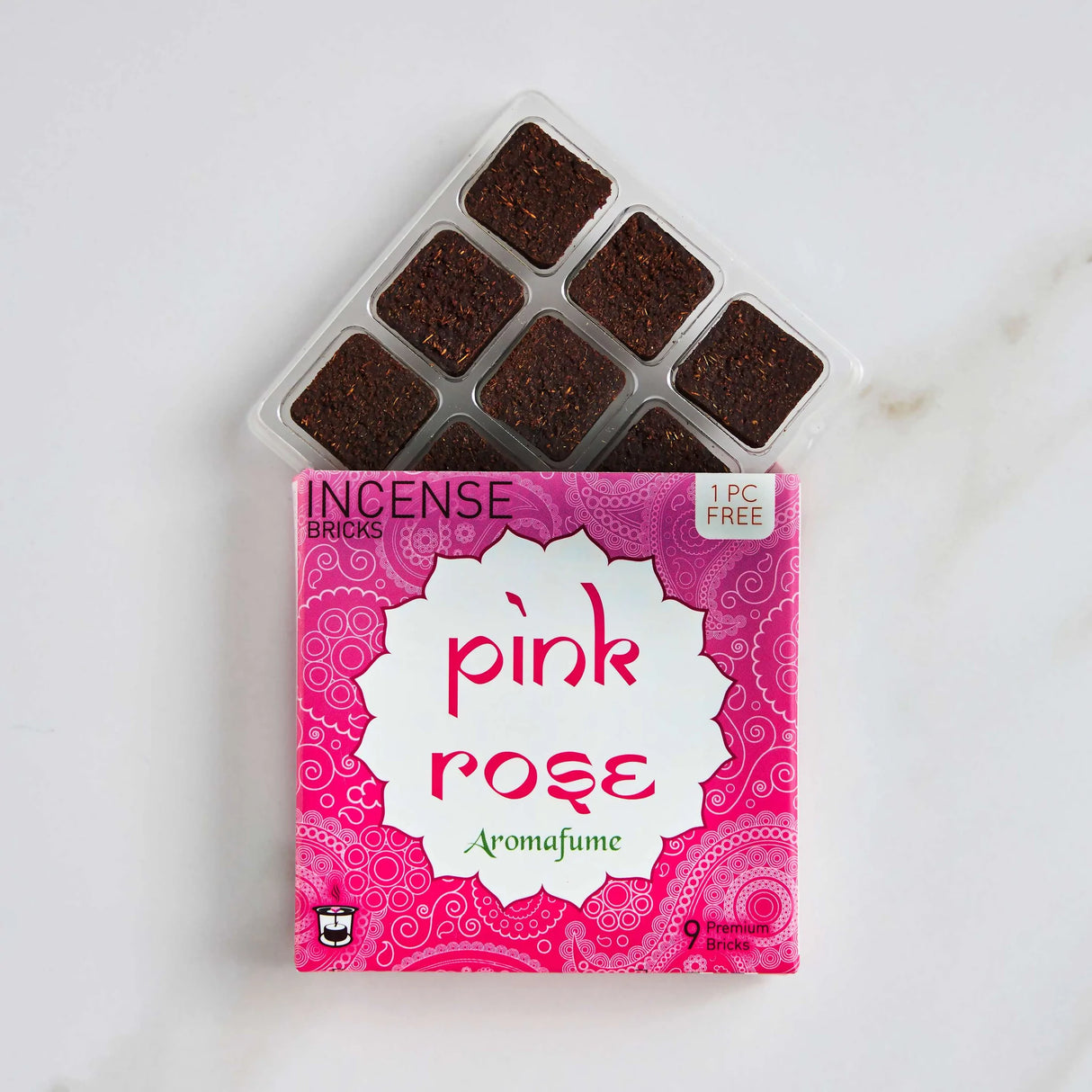Ladrillos de Incienso Pink Rose