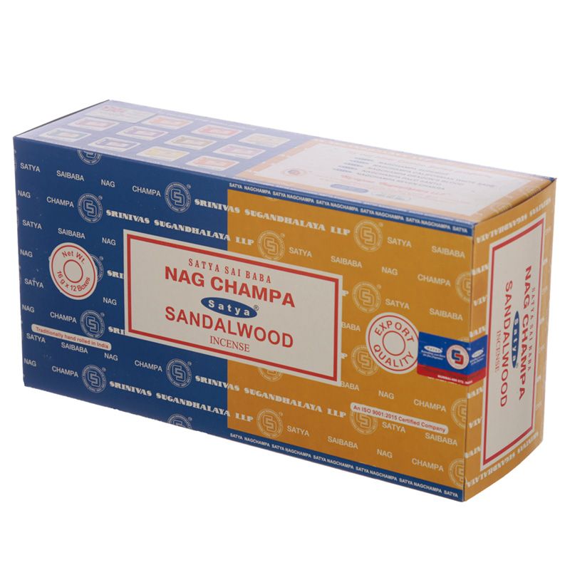 Incienso Duo Nag Champa y Sandalwood