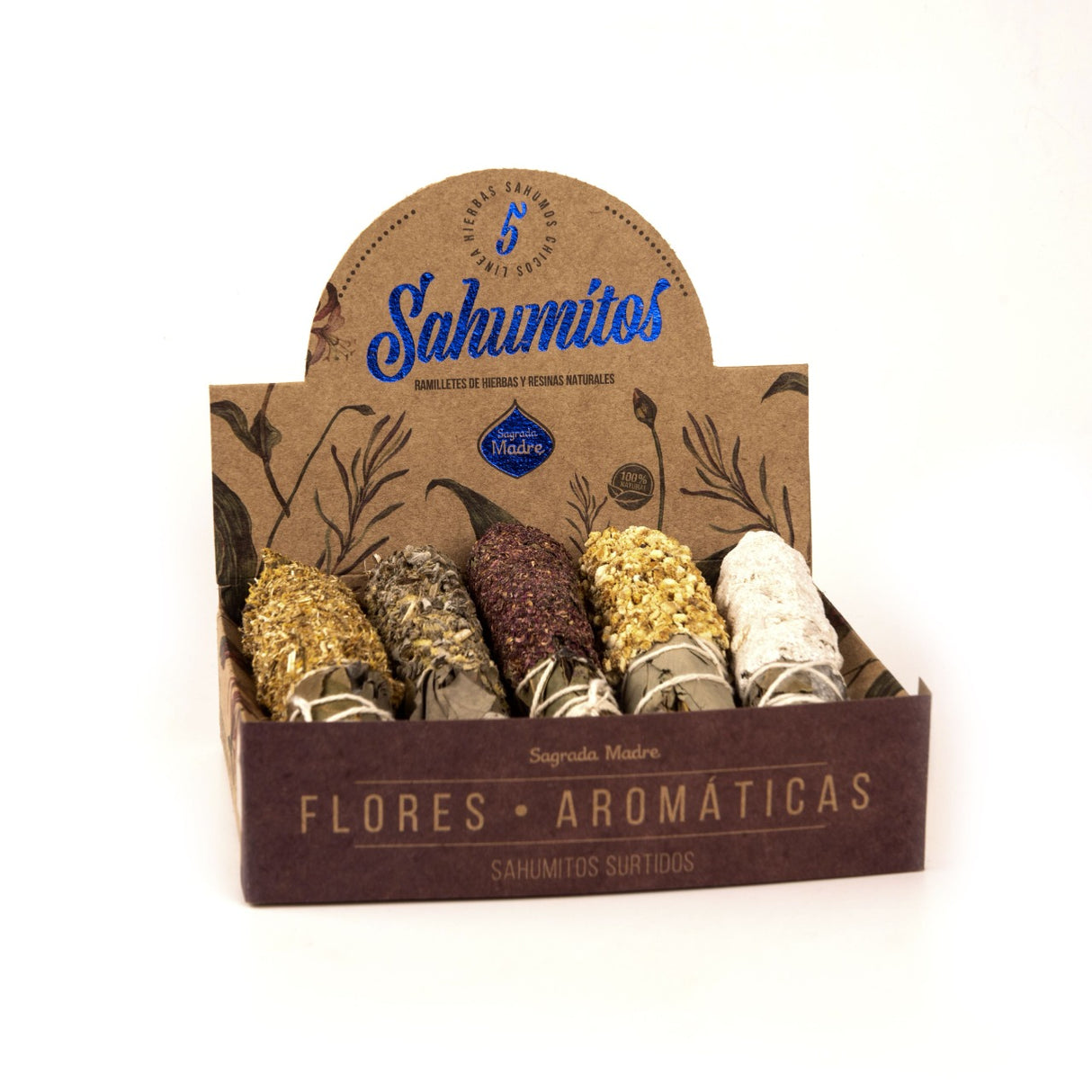 5 Sahumitos Surtidos Flores Aromáticas