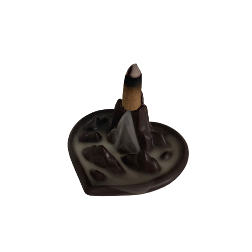 Porta Incienso Cascada Corazón de Montaña + 10 inciensos especiales