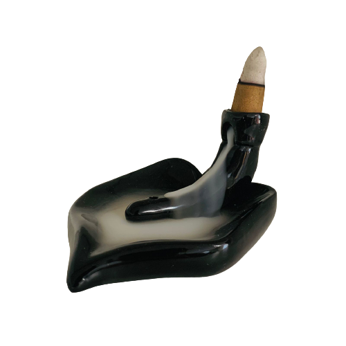 Porta Incienso Cascada Leaf + 10 inciensos especiales