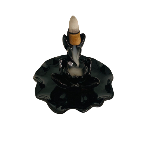 Porta Incienso Cascada Flor de Loto Lake+ 10 inciensos especiales