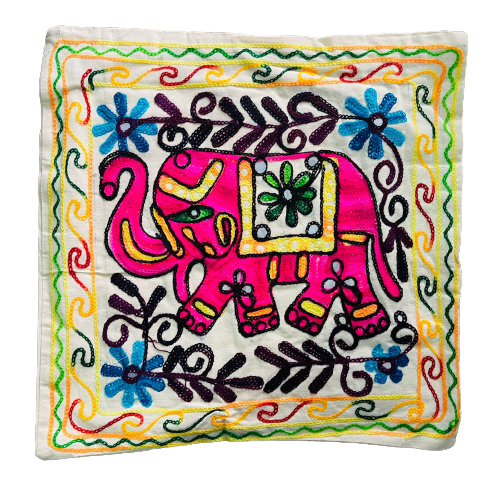 Funda de Cojín Elephant Pink&Purple