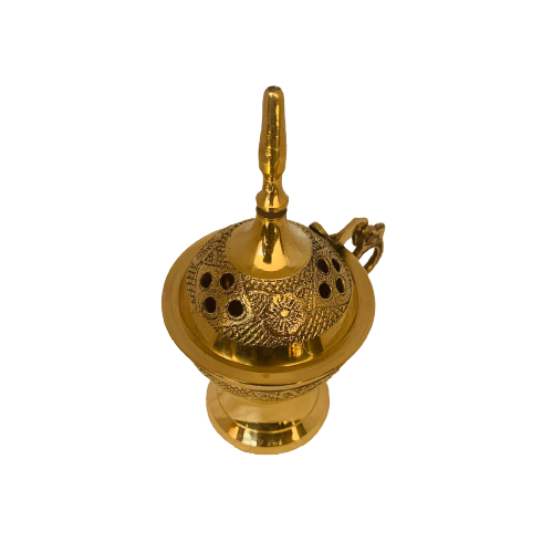 Quemador de Resina Vintej Bronce