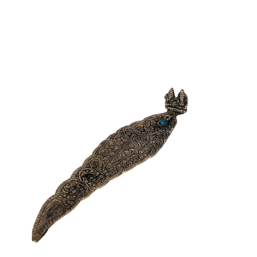 Porta Incienso de Aluminium Laxmi & Ganesha