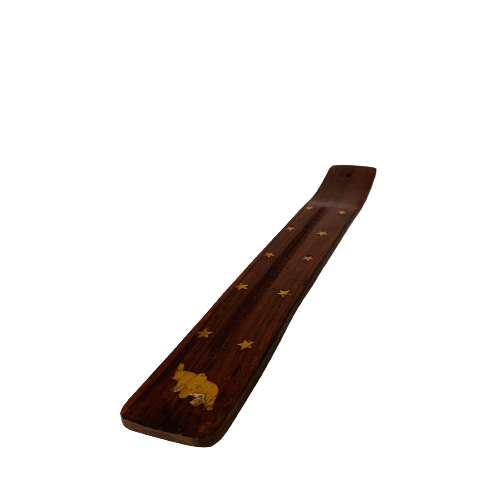 Tabla Porta Incienso Madera: Elefante