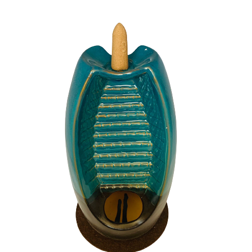 Porta Incienso Cascada Turquesa Prints + 10 inciensos