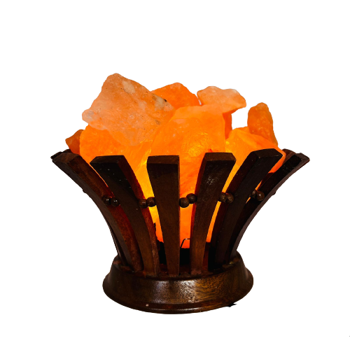 Canasta de Madera de Sal del Himalaya