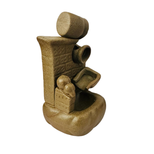 Porta Incienso Cascada Gris + 10 inciensos