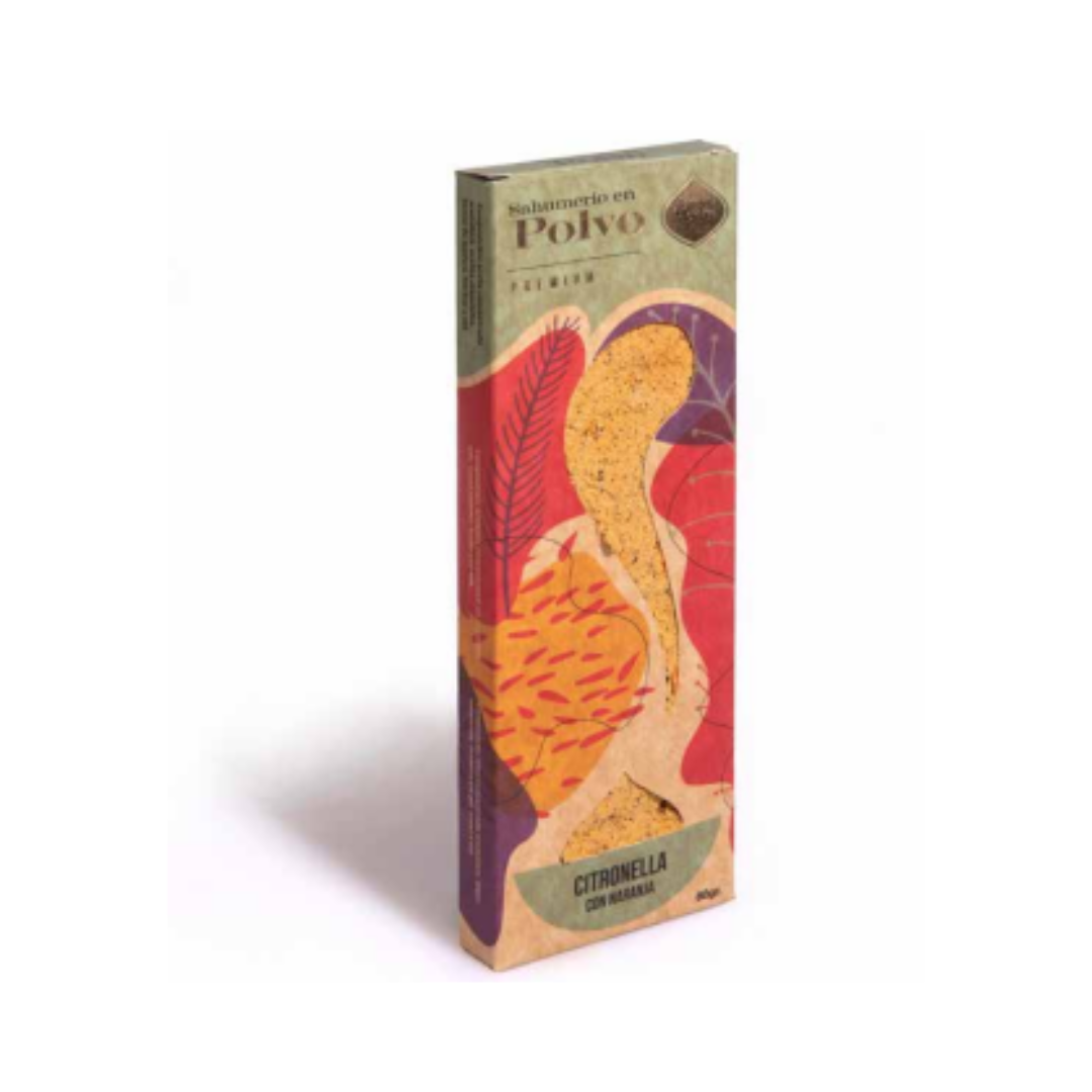 Sahumerio en Polvo Citronella y Naranja