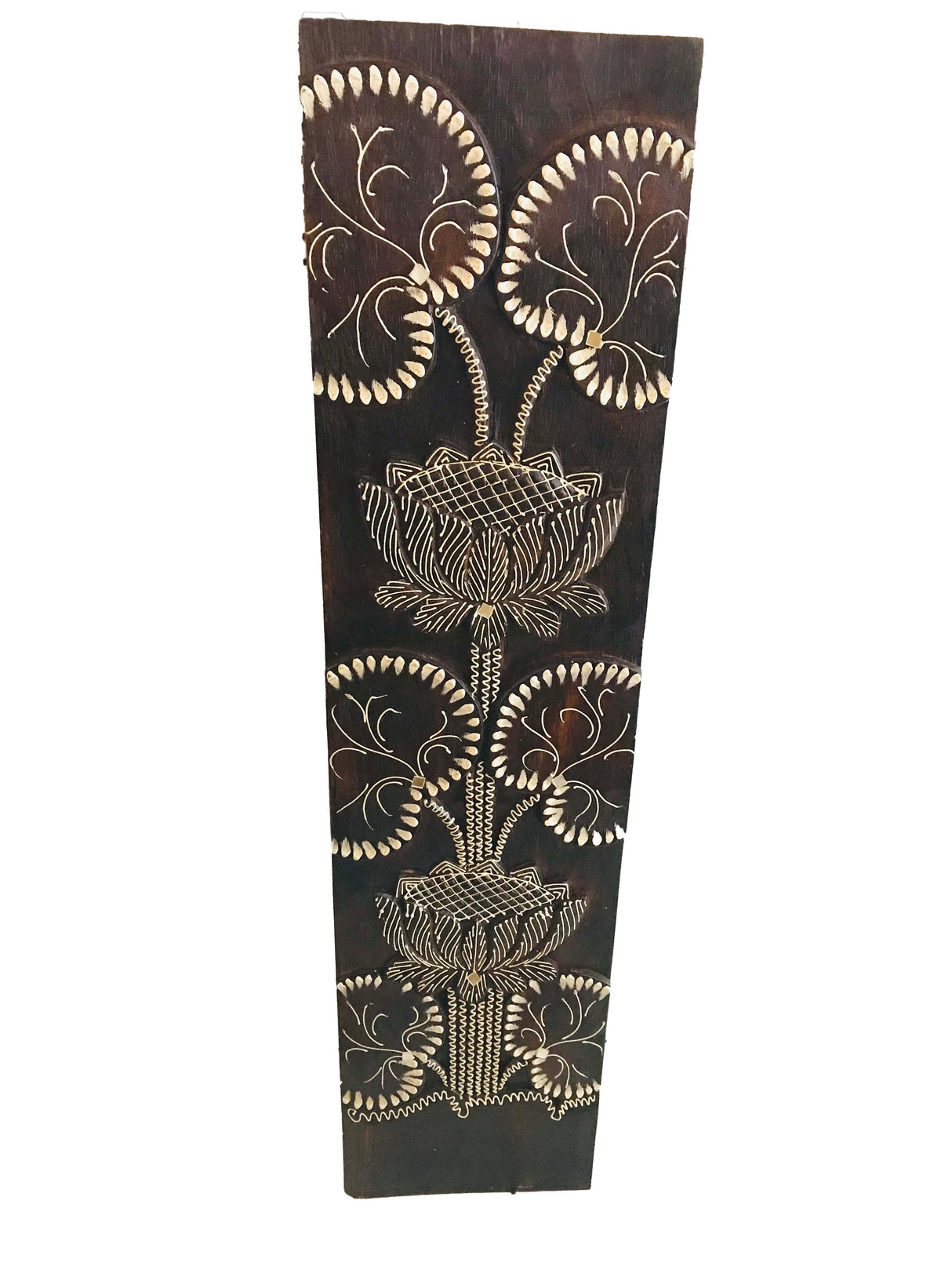 Cuadro Flor de Loto Grande Café