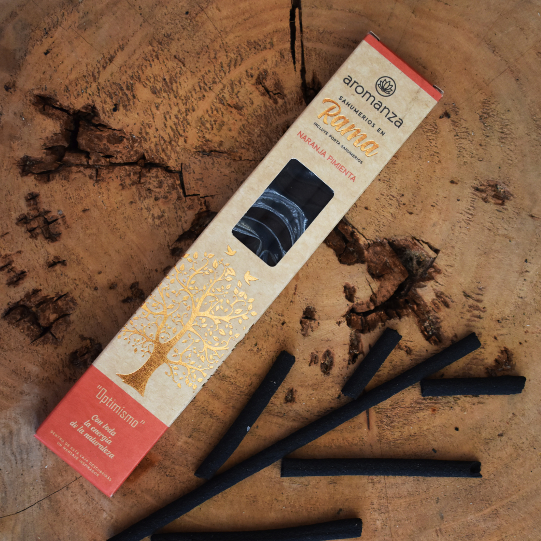 Sahumerio en Rama Naranja Pimienta