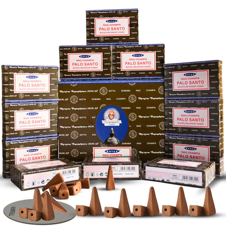 Incienso Cascada Palo Santo 120conos