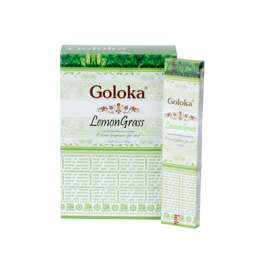 Incienso Natural Premium Lemongrass - Goloka