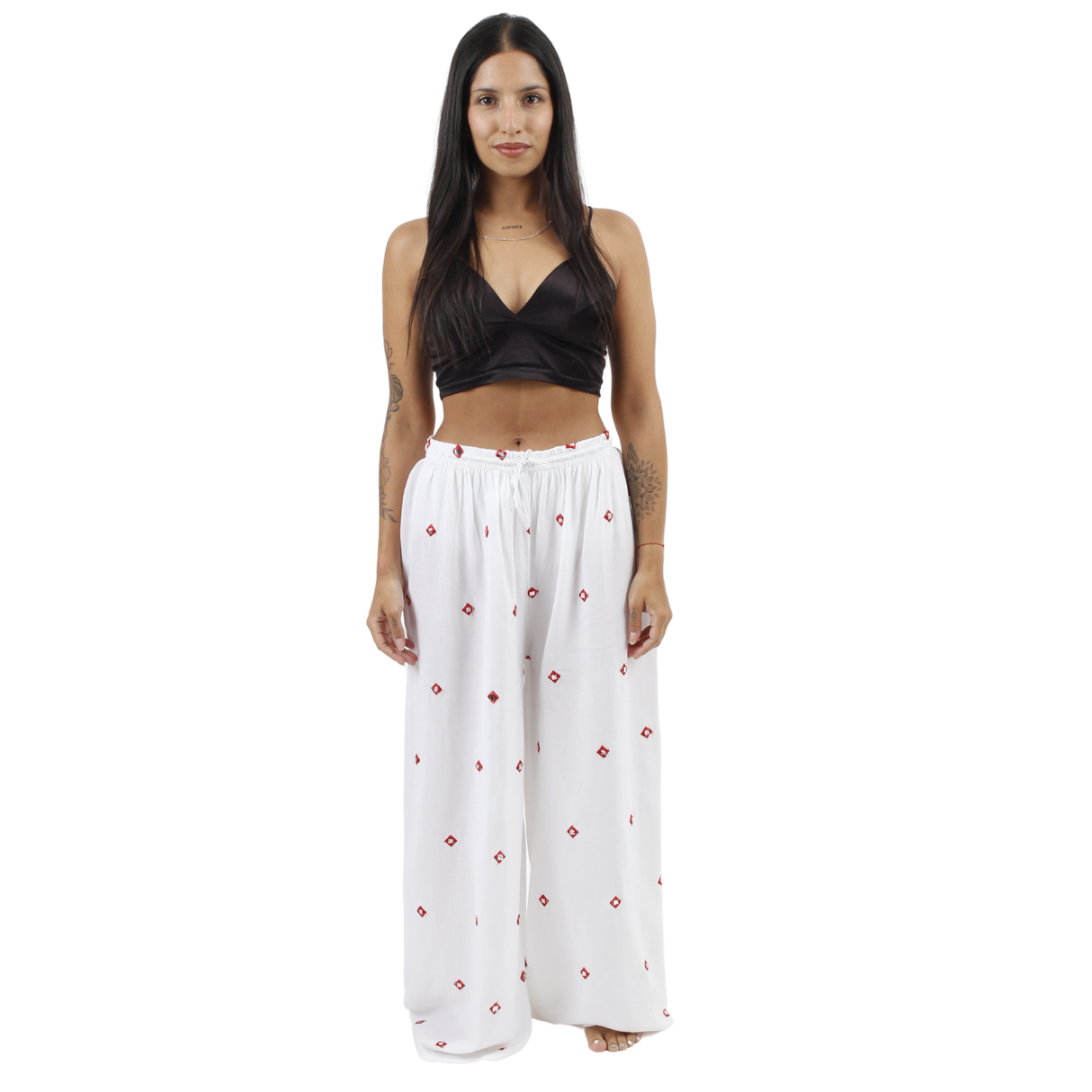 Pantalon Palazzo Anala Blanco