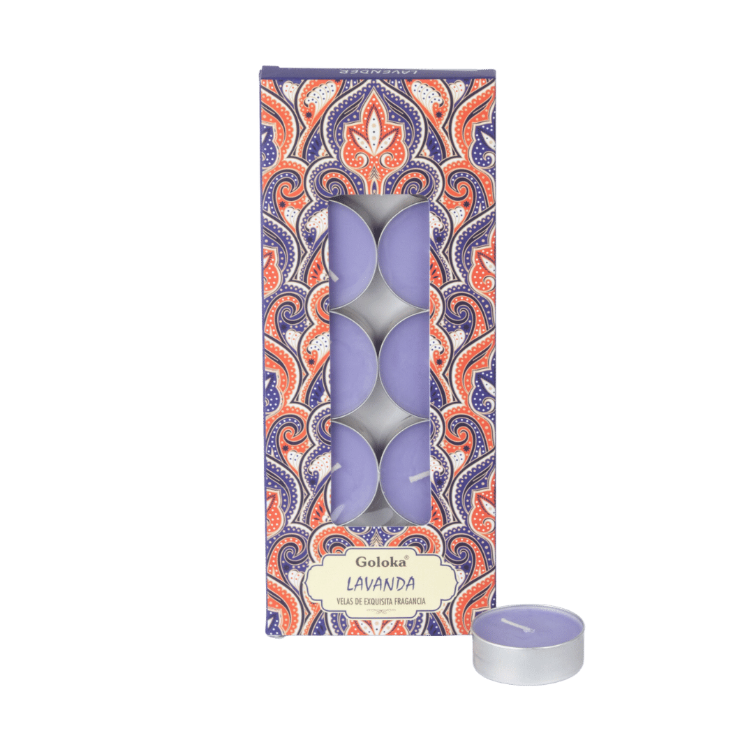 Vela Aromática Lavanda Tealight - Goloka