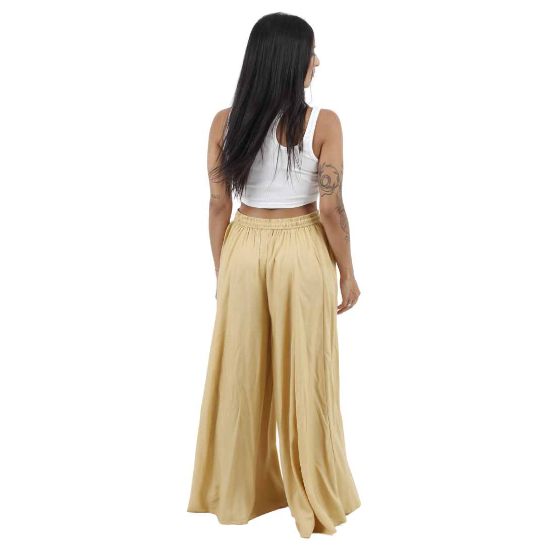 Pantalon Palazzo Beige