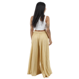 Pantalon Palazzo Beige