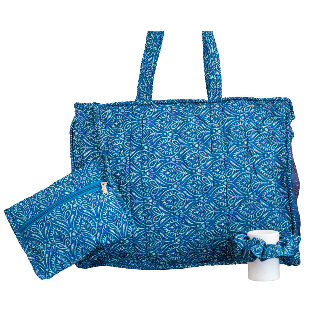 Bolso Thailaa Azul Primaveral