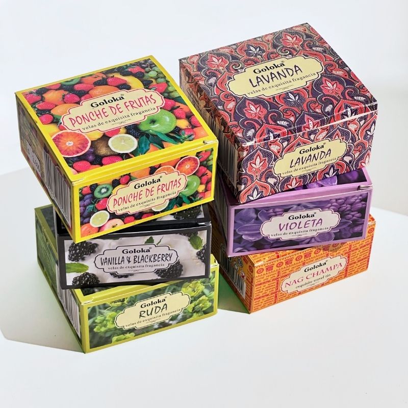 Pack 6 Velas Aromaticas