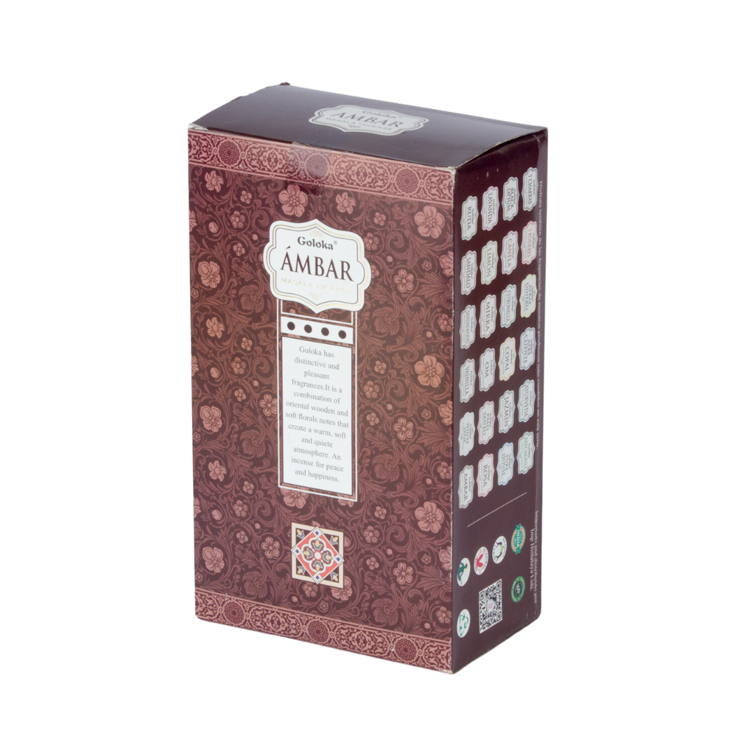 Incienso Natural Ambar Fit - Goloka