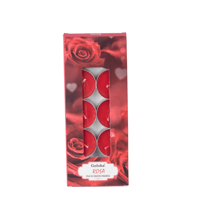 Vela Aromática Rosa Tealight - Goloka